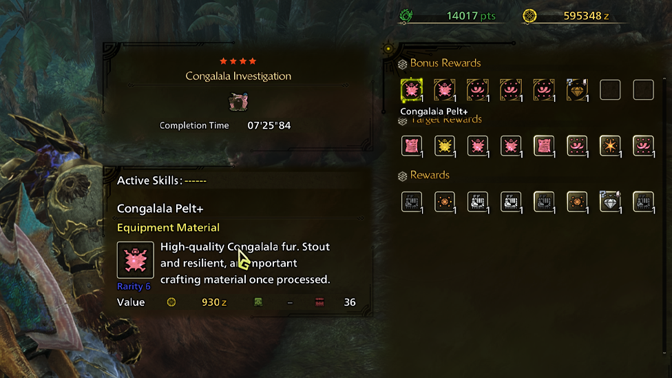 Congalala Item Drops