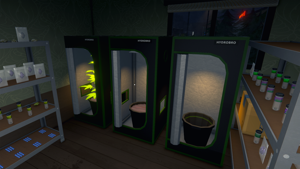 Place Grow Tents Along the Walls