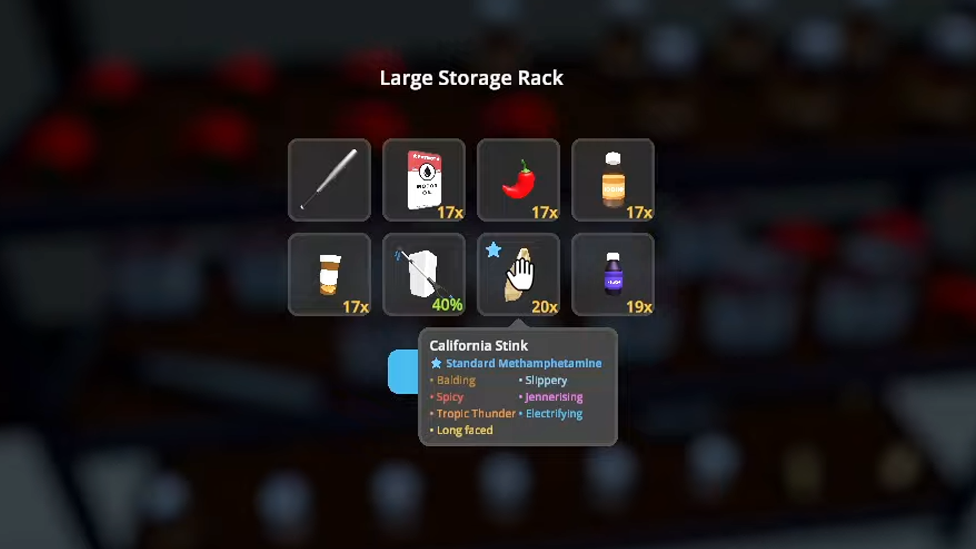 Meth Quality in Schedule 1