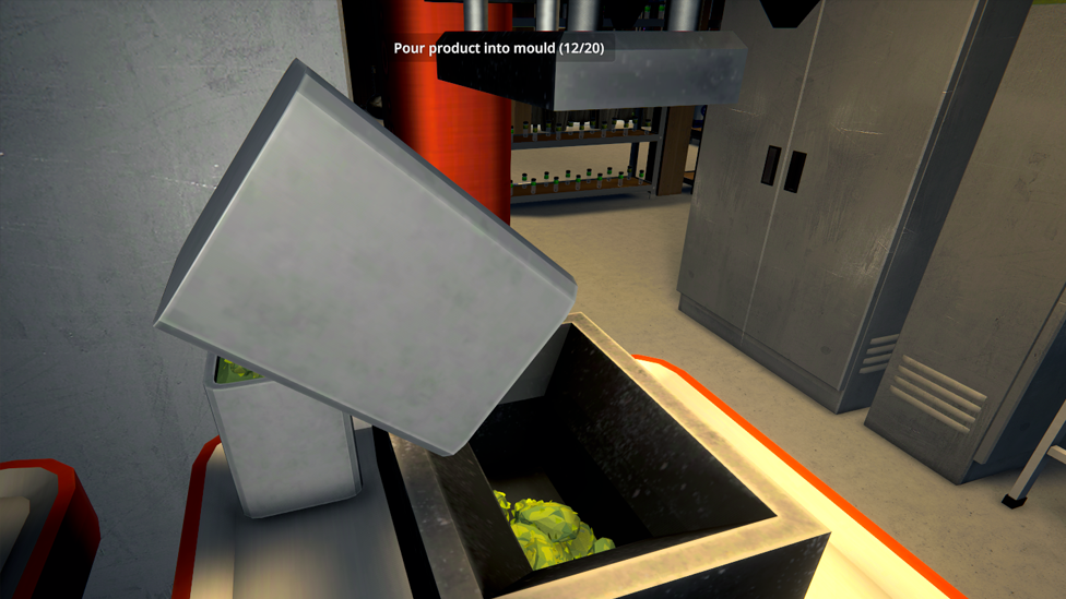 Place the Product Into the Press and All is Ready to Go