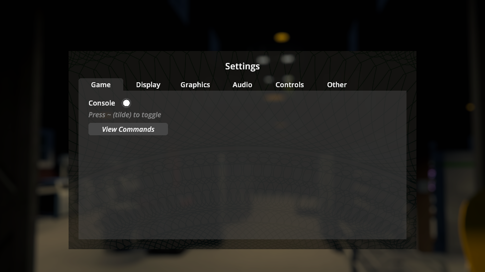 Enabling Console Command