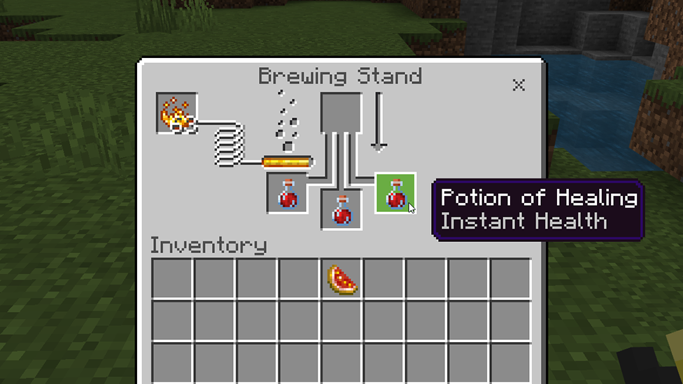 Craft Potions to Heal Instantly