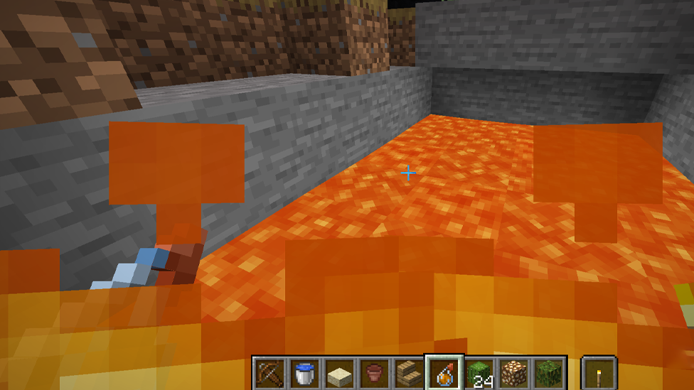Have a Splash Potion at Your Disposal at Any Time When Near Lava