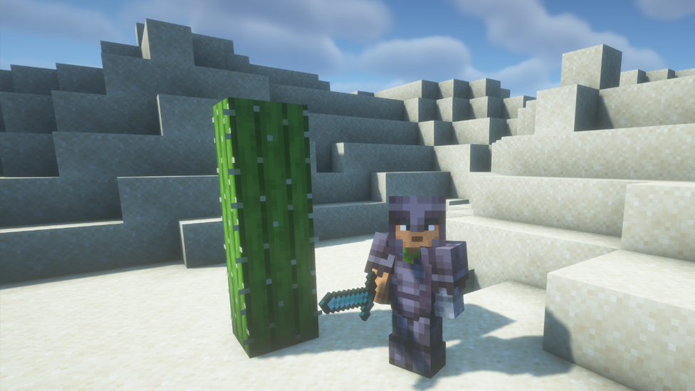 Cactus in Sand Biomes