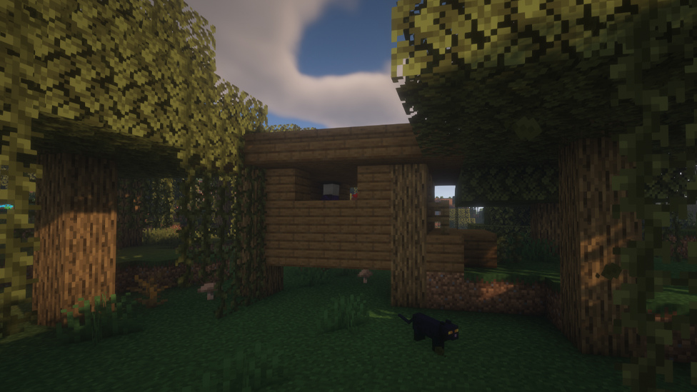 Swamp Hut in Minecraft