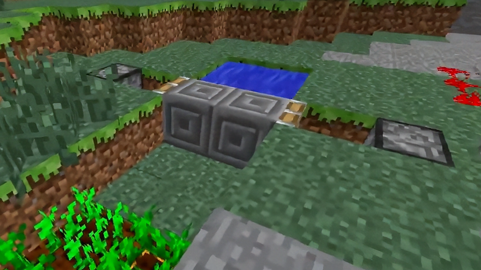 Water Gate in Minecraft