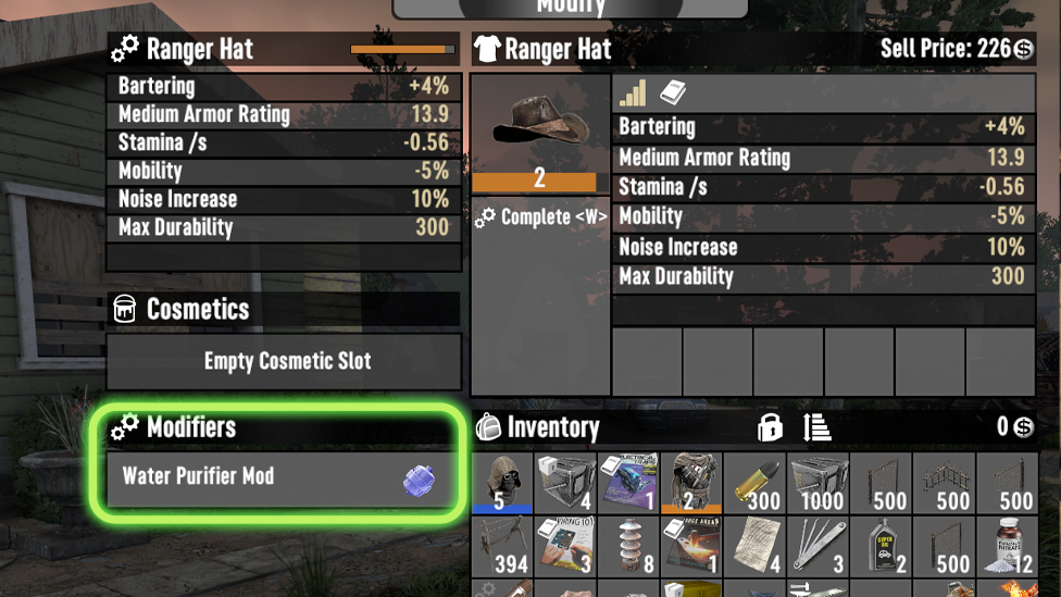 Water Purifier Mod Applying