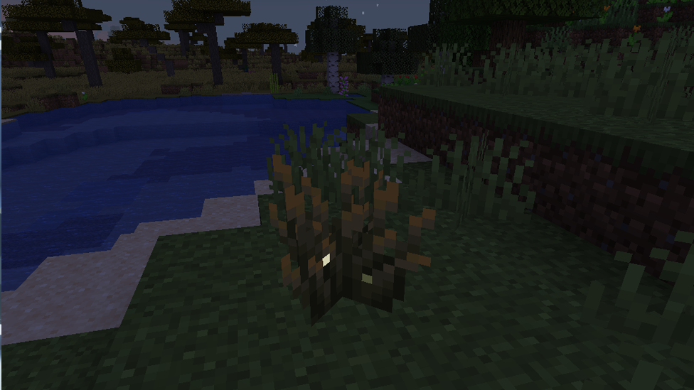 Fireflies in Minecraft