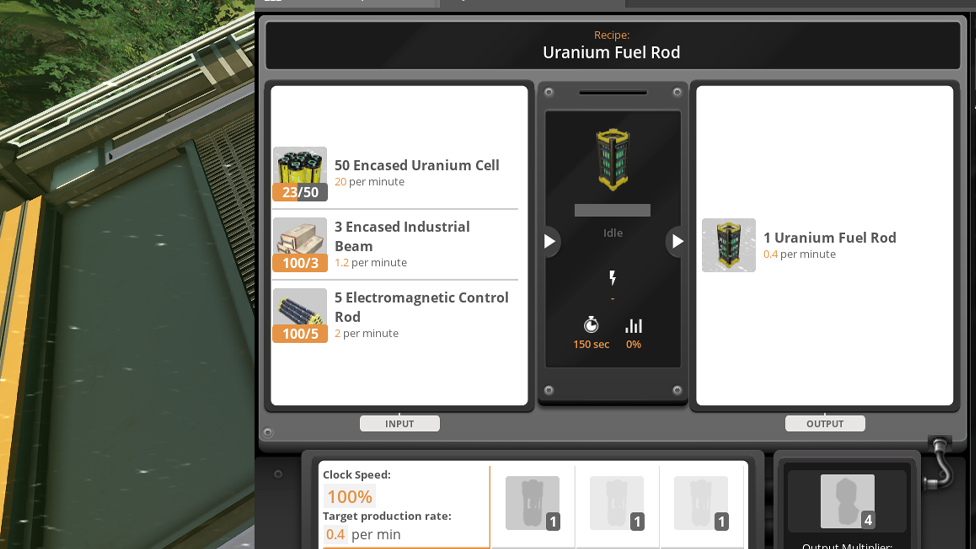 Uranium Fuel Rod Recipe