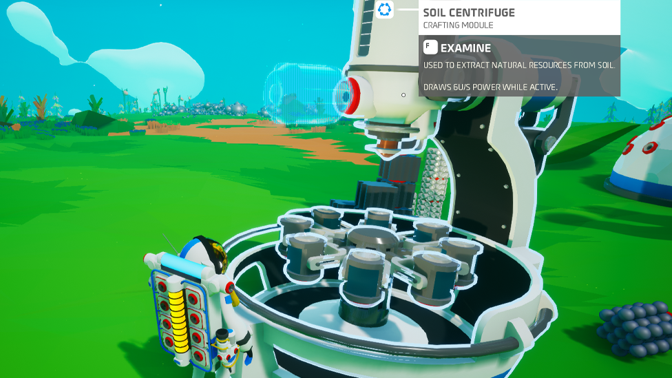 Use Centrifuges on Soil to Produce Compound