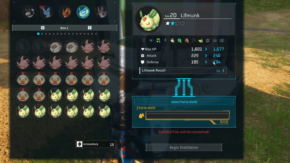 Using Pal Distillation Pod