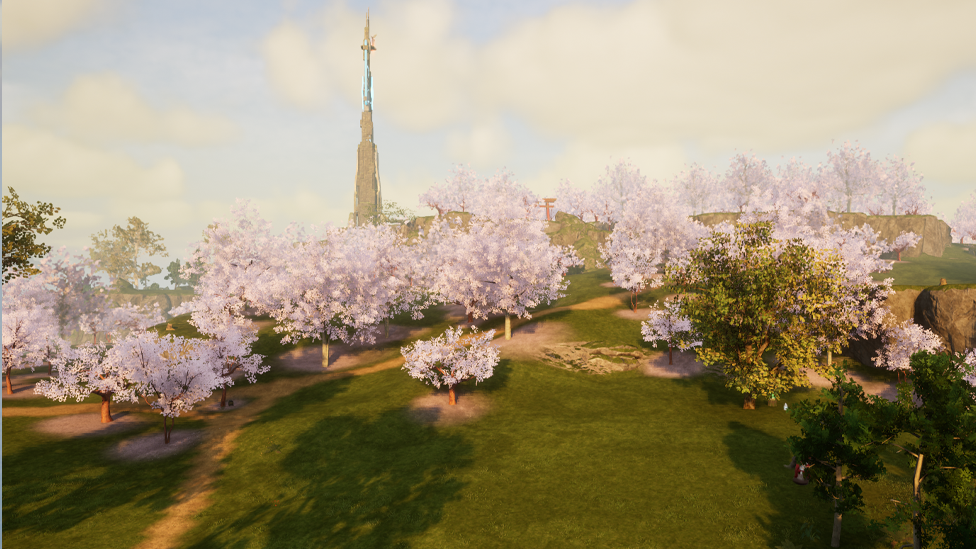 Sakurajima Island in Palworld