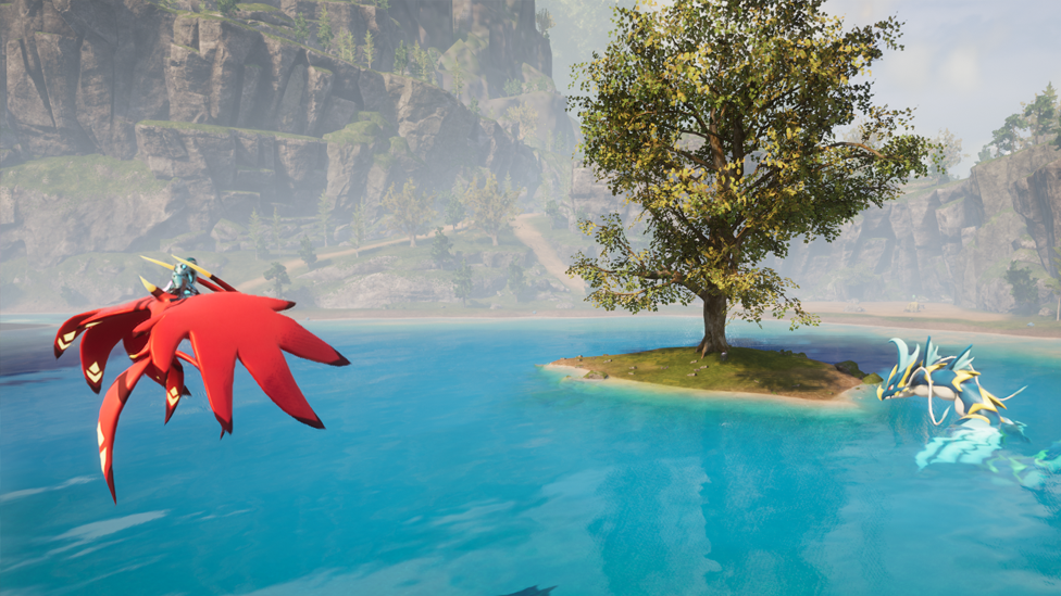 Get Close With Your Flying Mount and Attack Enemy on the Water