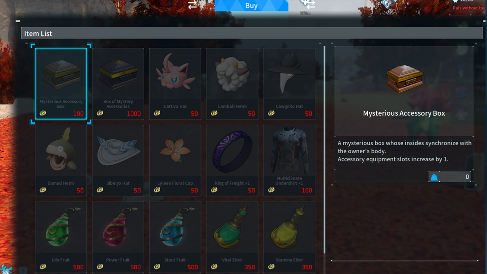 Mysterious Accessory Box Will Increase the Amount of Accessory Slots