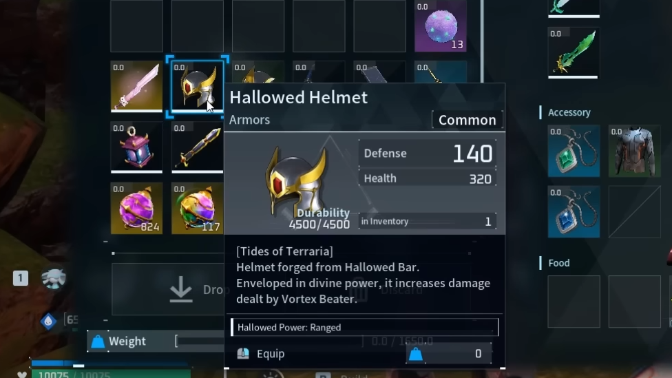 Helmet - a Part of Tides of Terraria Update