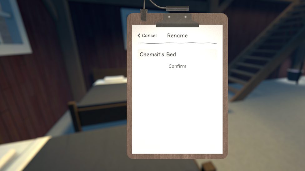 Assigning and Renaming Beds in Schedule 1
