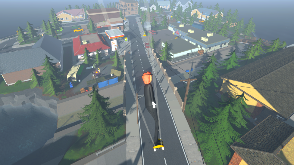 Use the Skateboard to Glide Further