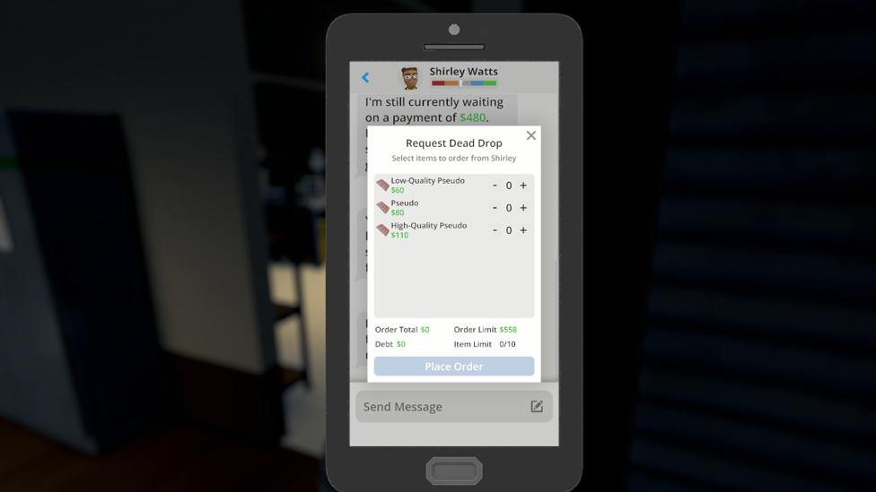 Ordering Pseudo From Shirley