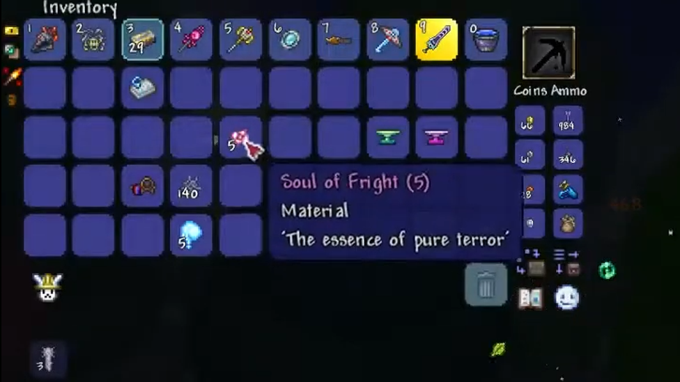 Souls of Frights are Essential Items for Crafting