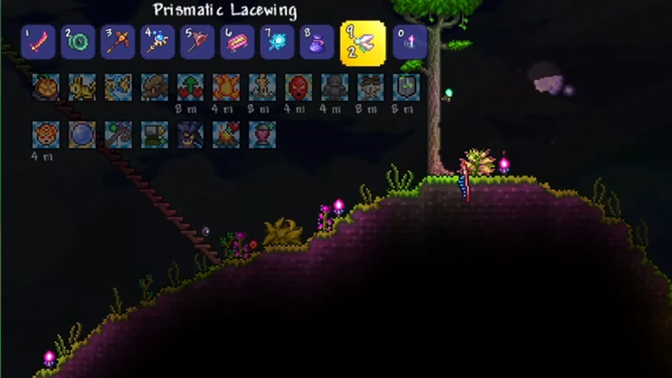Prismatic Lacewing in Terraria