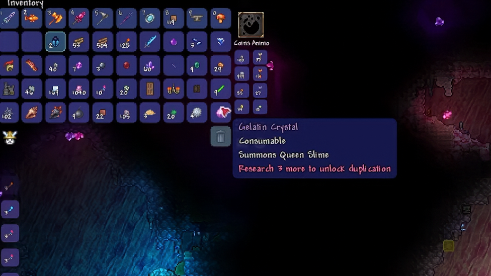 Gelatine Crystal in Terraria