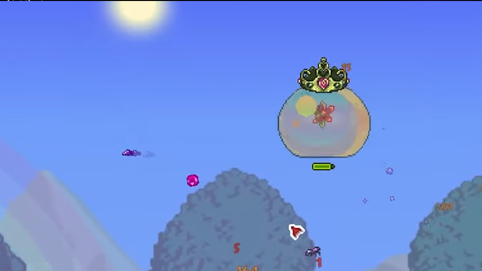 Queen Slime in Terraria