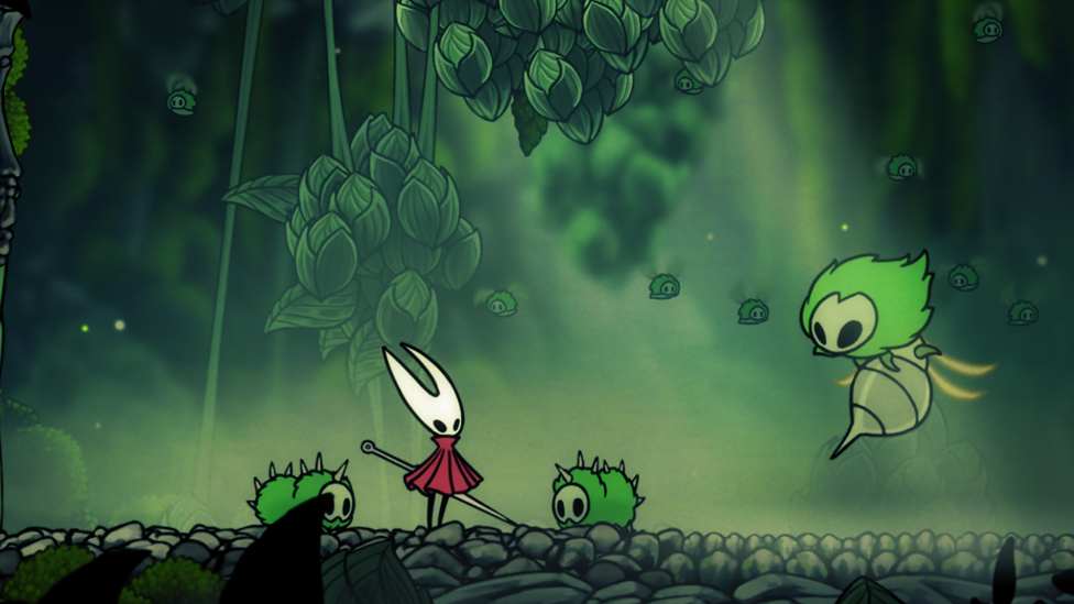 In Stage Two Moss Mother Sends Minions to Fight You