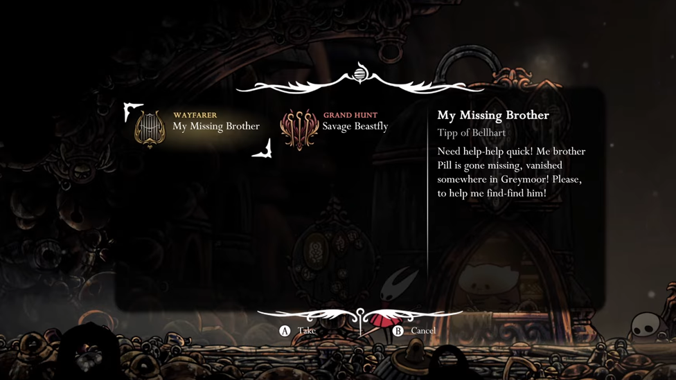 Starting the Quest at Bellhart