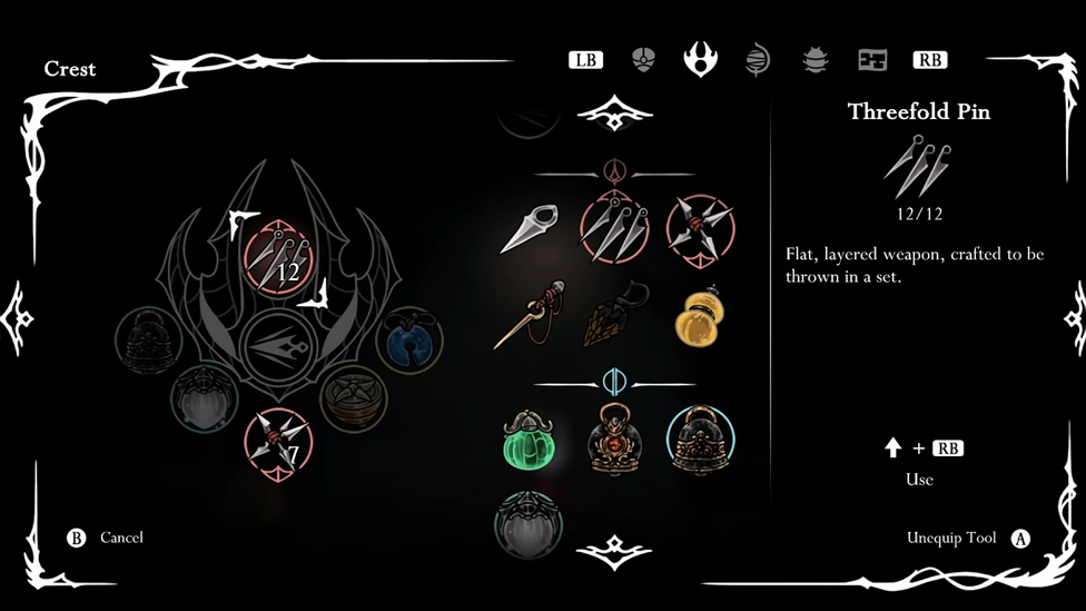 Threefold Pin in Silksong