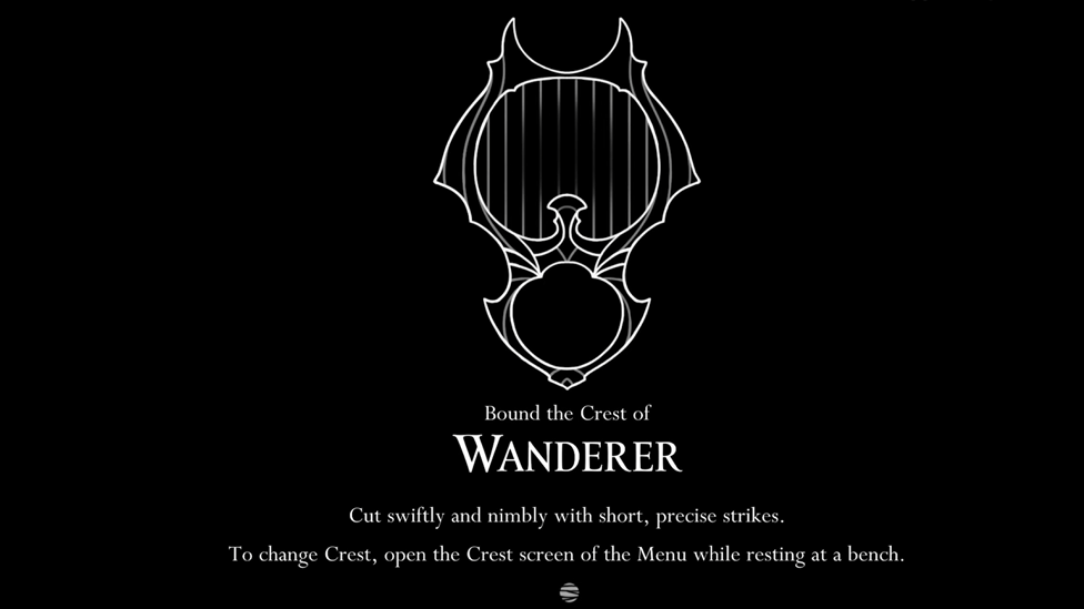Crest of the Wanderer in Hollow Knight