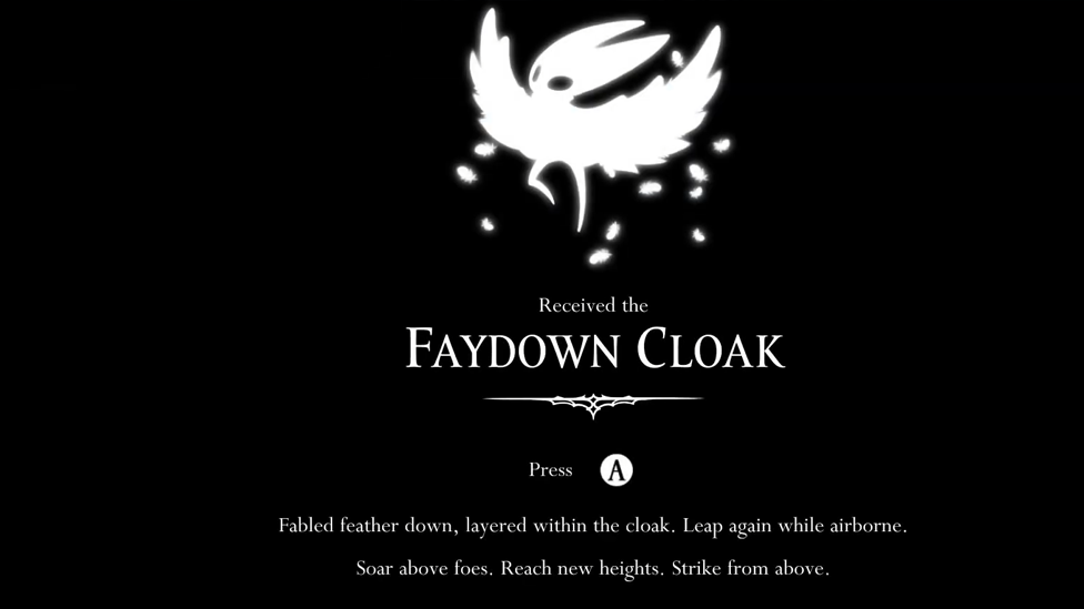 Faydown Cloak in Silksong