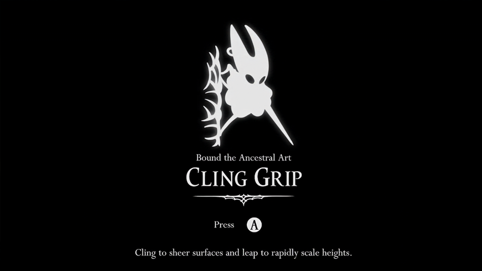 Cling Grip Skill in Silksong