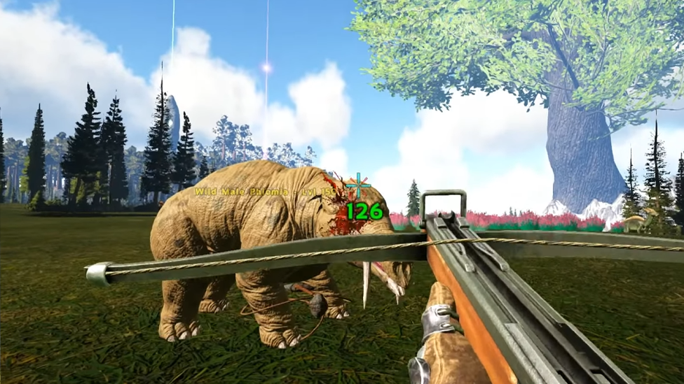 If You are Fighting a Phiomia - Best Use is Some Ranged Weapon