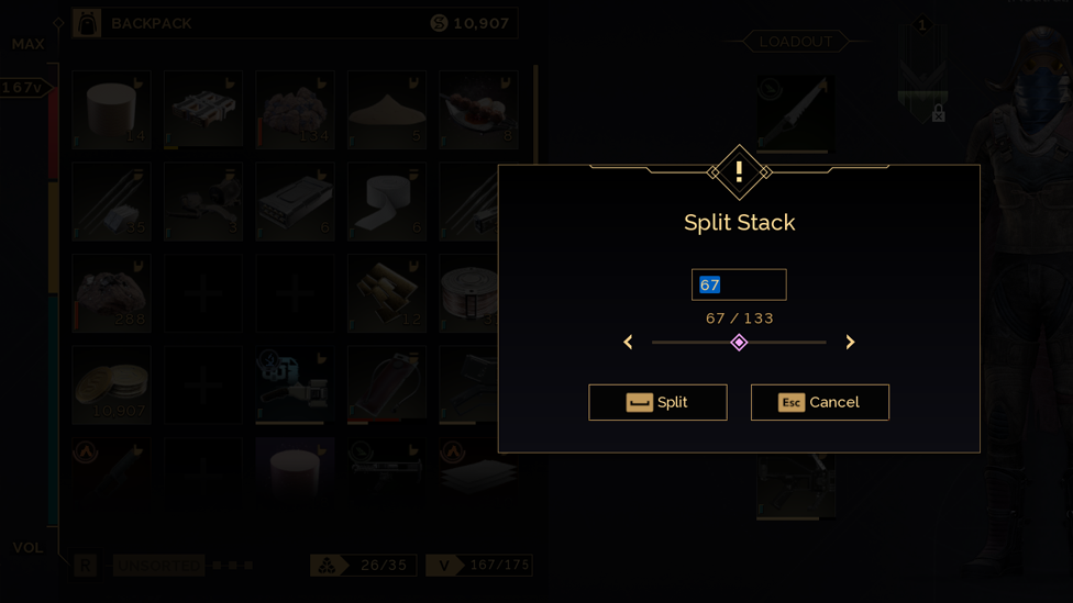 Split Heavy Material if it Obstructs You