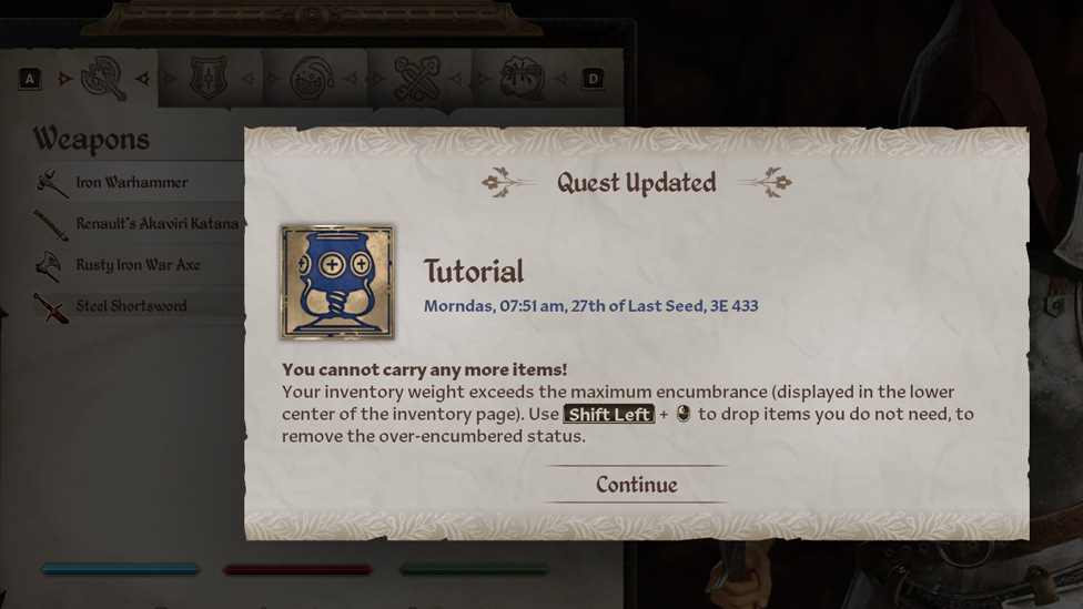 Dropping Items Can Be Done By Holding LShift and LMB