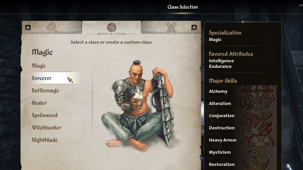 C-Tier Magic Class Sorcerer