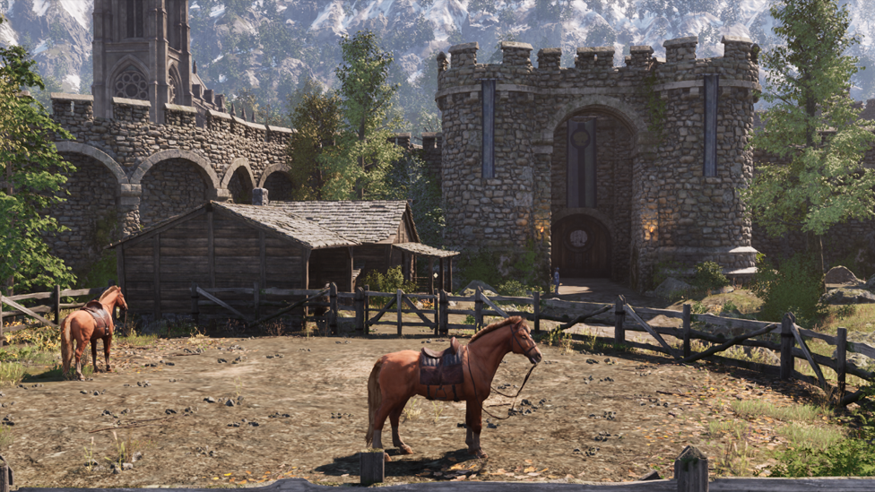 Chorrol Stables in Oblivion Remastered