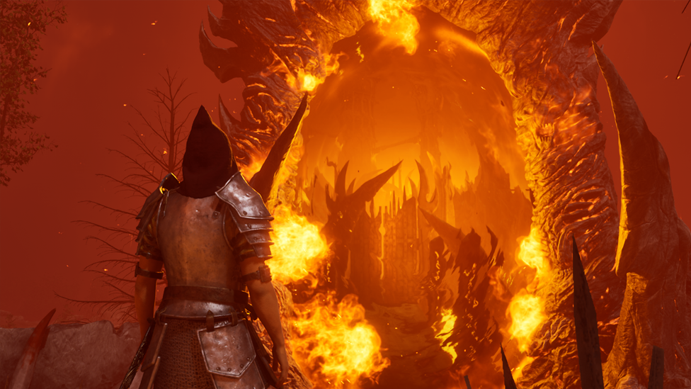 An Oblivion Gate in Oblivion Remastered