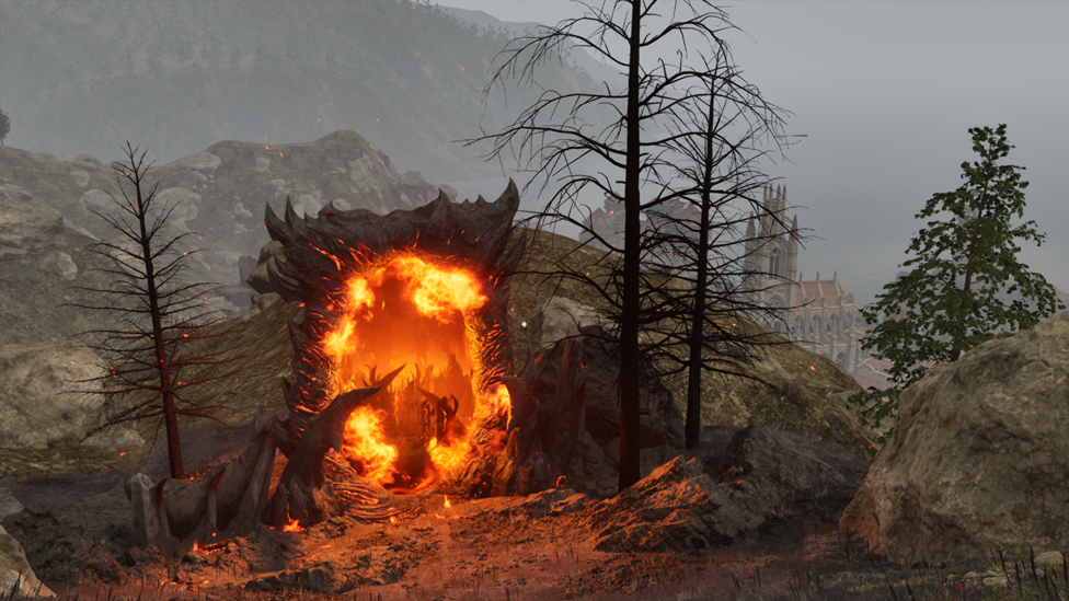 An Oblivion Gate South of Gottshaw Inn