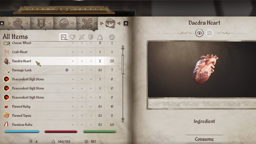 Daedra Hearts in Oblivion Remastered