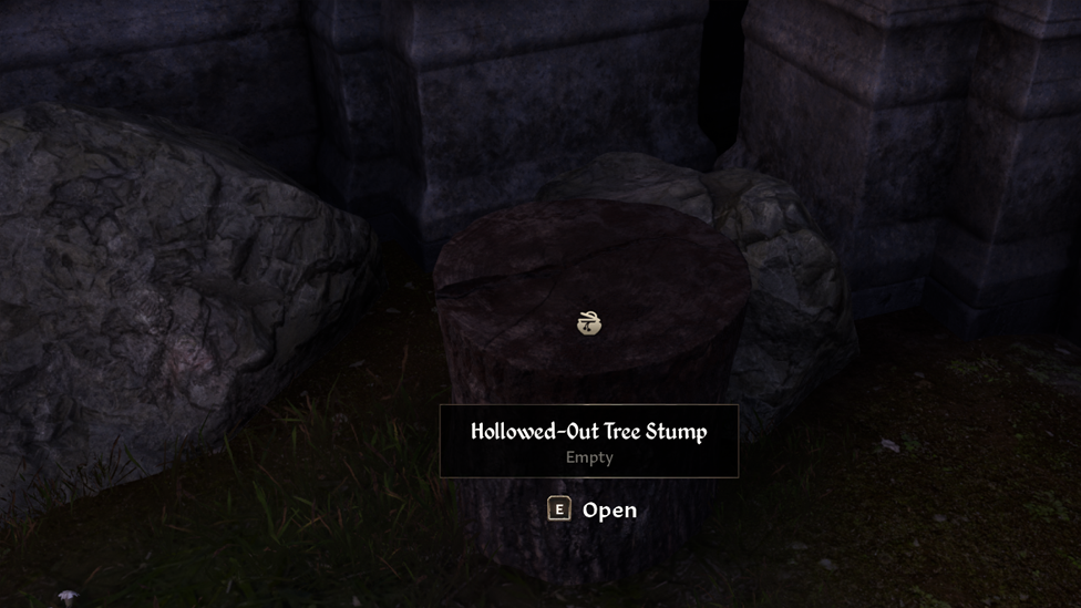 A Hollow Tree Stump In the Market District