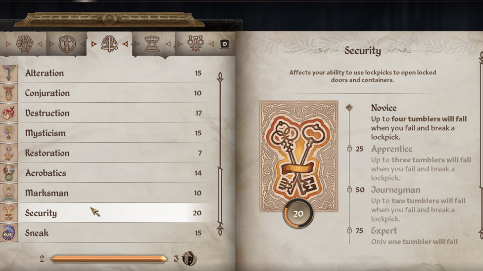 Security in Oblivion Remastered