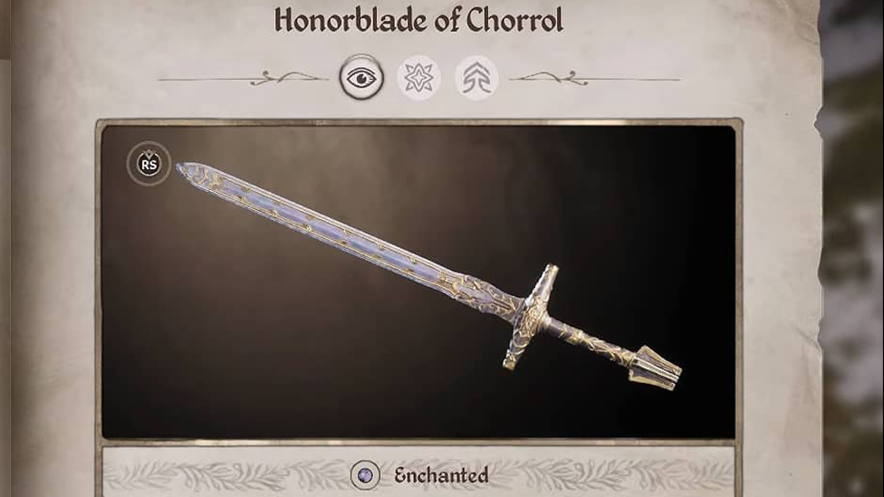 Honorblade of Chorrol in Oblivion Remastered