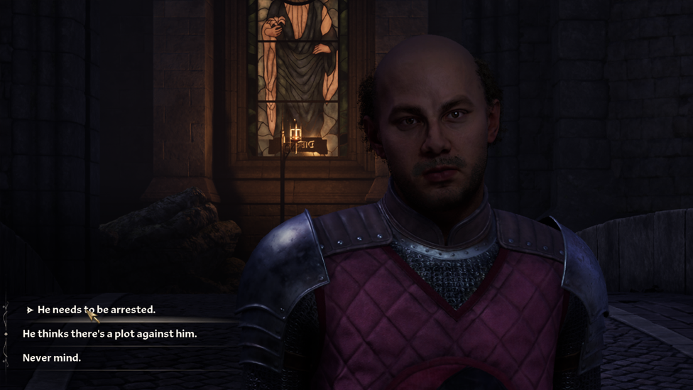 Telling a Guard About the Glarthir's List