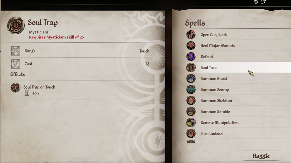 Soul Trap in Oblivion Remastered