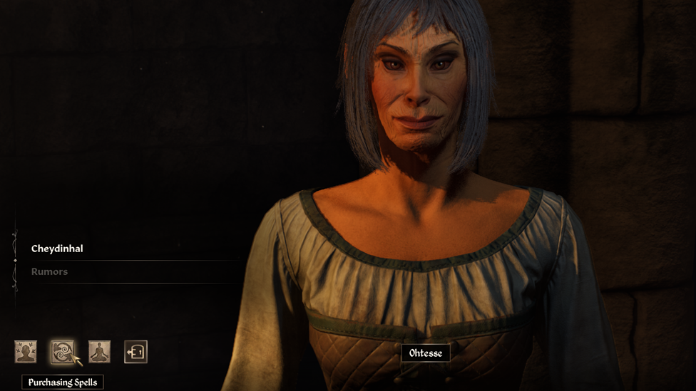 Ohtesse in Great Chapel of Arkay