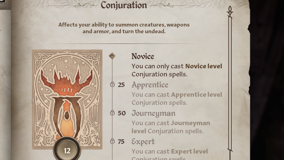 Conjuration Spell in Oblivion Remastered