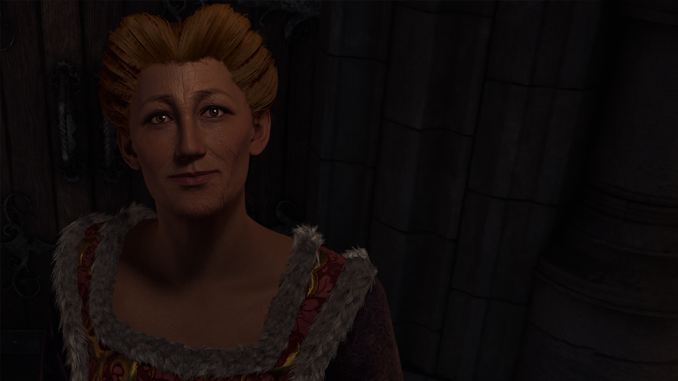 Isa Raman in Bruma's Great Chapel Sells Restoration Spells