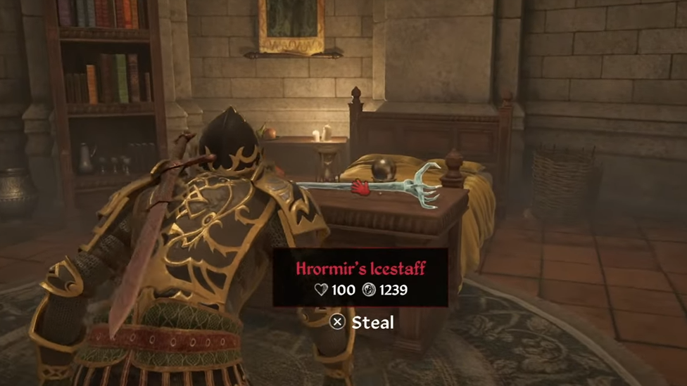 Stealing the Hrormir's Icestaff