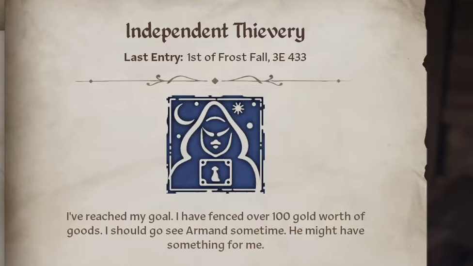 Independent Thievery Quest
